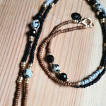 Load image into Gallery viewer, Mona ~ Kerala Brown Beaded Necklace
