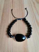 Load image into Gallery viewer, Mya Black Stone Bracelet
