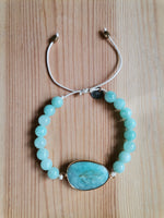 Load image into Gallery viewer, Mya Blue Stone Bracelet
