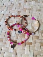 Load image into Gallery viewer, Iza Bangle ~ Pink Sunset
