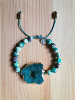 Load image into Gallery viewer, Zya Stone Bracelet ~ Sea Green
