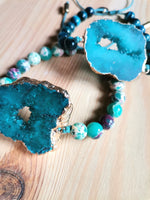 Load image into Gallery viewer, Zya Stone Bracelet ~ Sea Green
